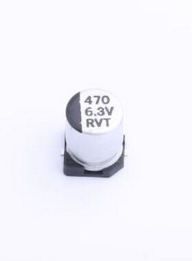 RVT0J471M0607 贴片型铝电解电容 470uF ±20% 6.3V SMD,D6.3xL7.