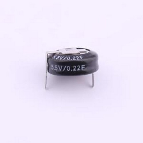 WTC5V50F22Z-0512H 超级电容器 0.22F -20%~+80% 5.5V 插件