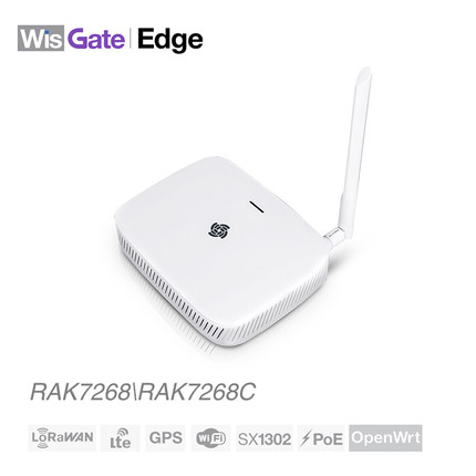 LoRaWAN®室内网关8通道 SX1302 物联网网关RAK7268V2/RAK7268CV2