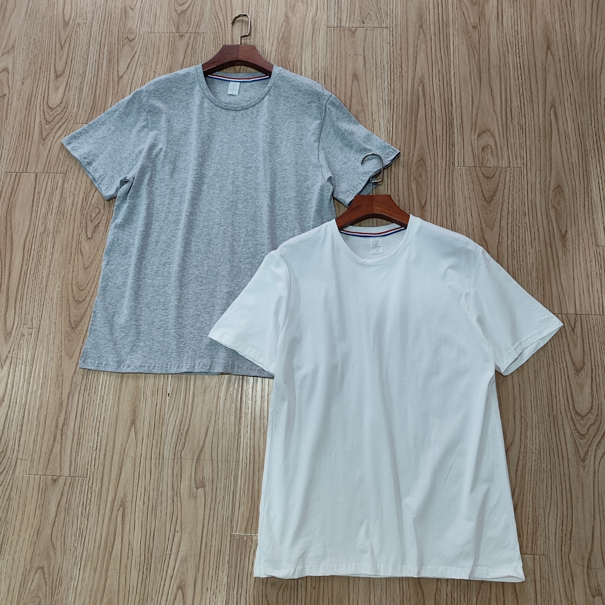 外贸欧单尾货春夏男纯棉短袖圆领T恤加大码胖子休闲汗衫特体加肥