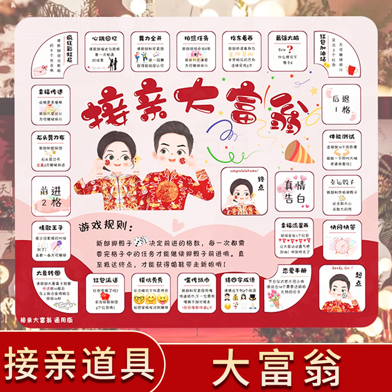 婚礼接亲堵门游戏大富翁