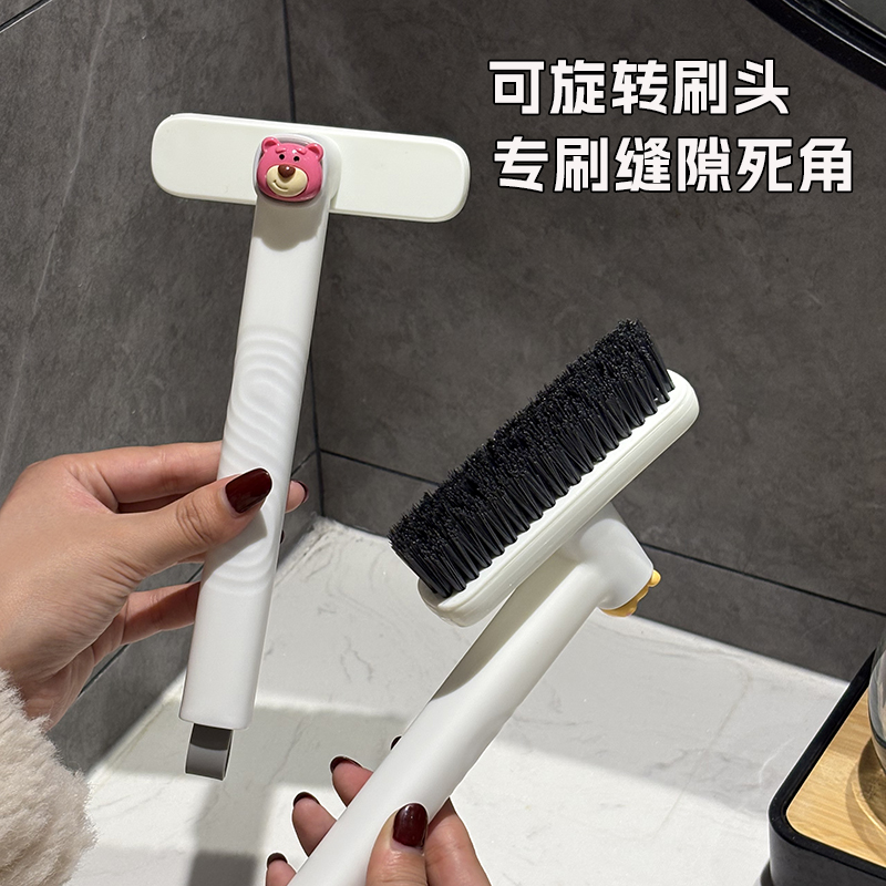 360度旋转刷头自带脏物夹