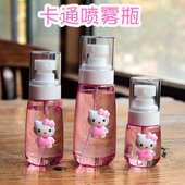 细雾喷雾瓶大容量香水爽肤水酒精补水旅行分装 可爱透明按压空瓶子