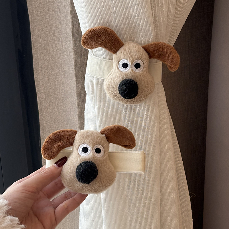 2个装！可爱狗狗窗帘绑带扣
