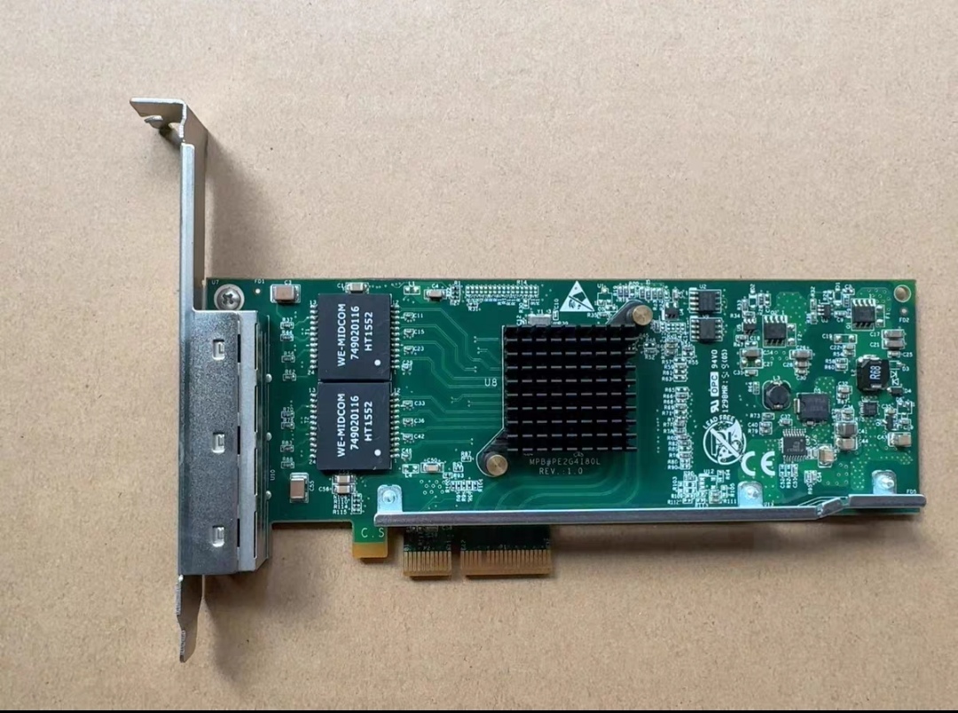 Silicom PE2G4I350L I350-T4 4口千兆网卡