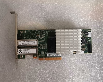惠普HP NC523SFP PCI 双口万兆光纤网卡 593742-001 593715-001