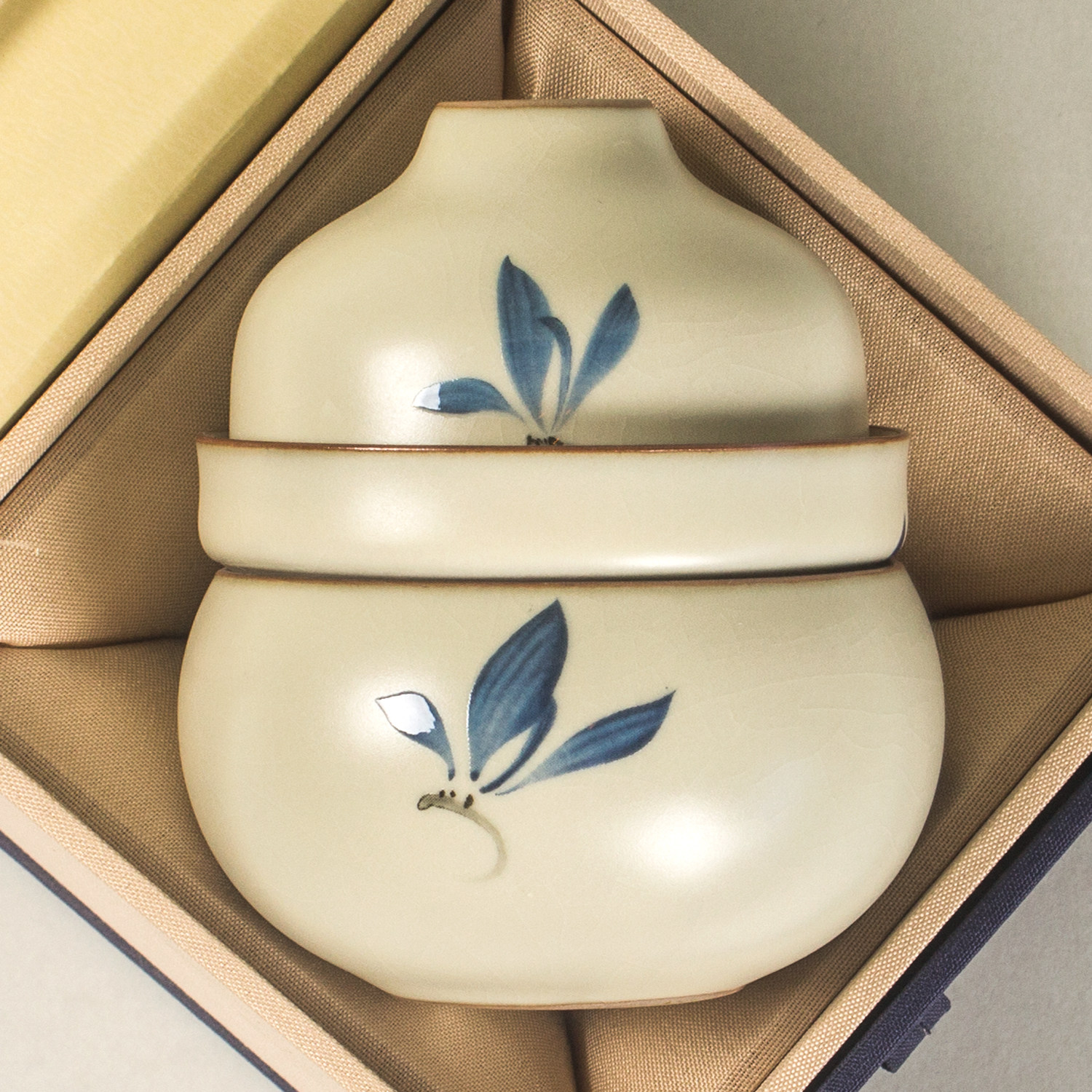 汝窑迷你掌中旅行茶具套装