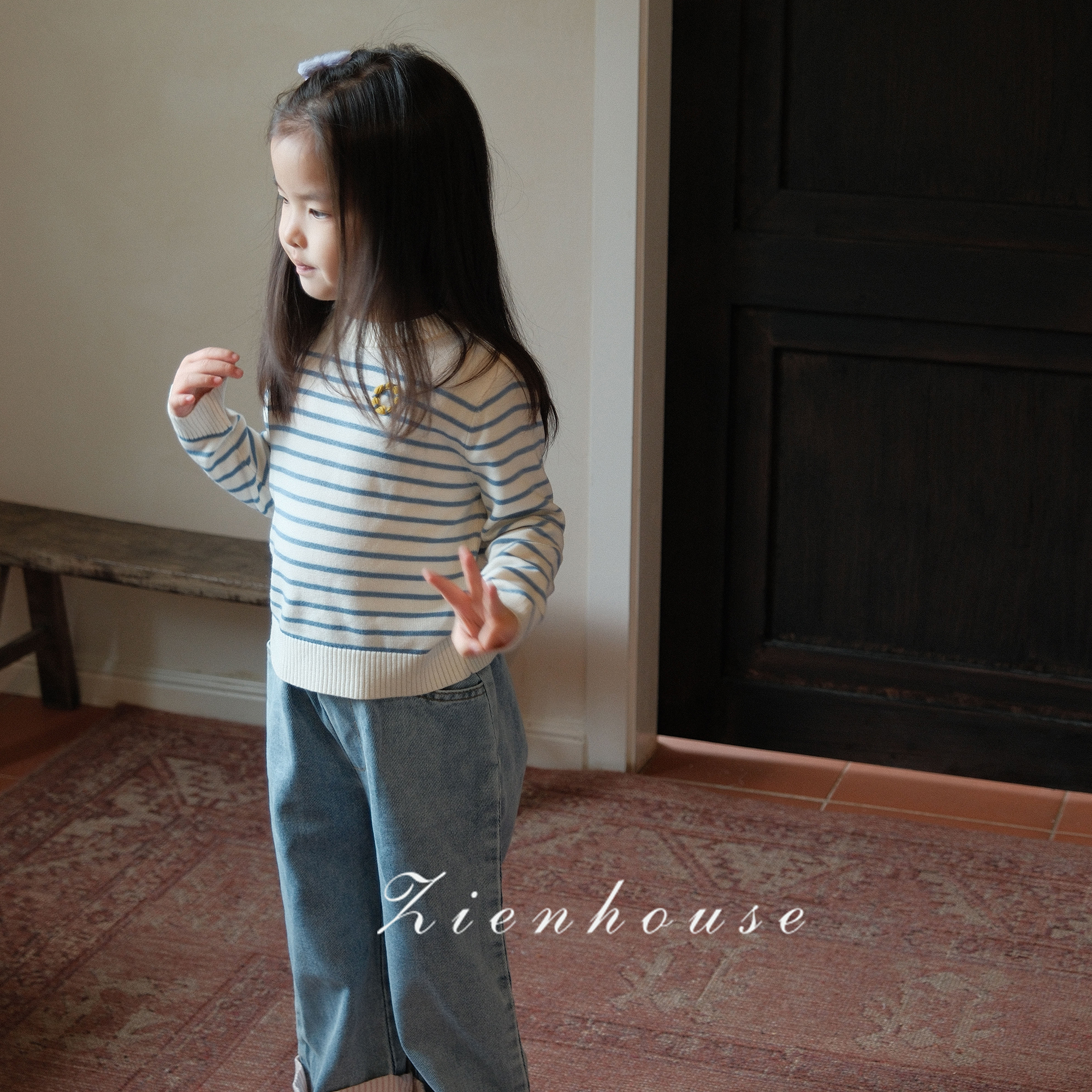 ZIENHOUES宽松休闲牛仔裤