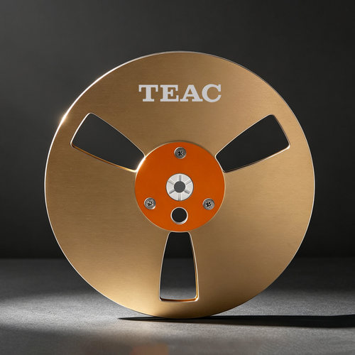 适用雅佳七寸开盘机盘架双色铝制空盘磁带盘适用于akai/TEAC等