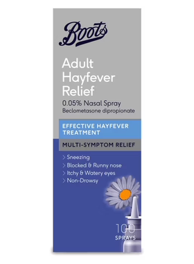 英国代购 Boots 成人鼻部舒缓护理喷雾 0.05% 100次喷量