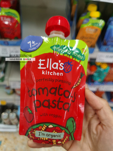 英国Ella's Kitchen艾拉的厨房番茄意大利面蔬菜混合泥7月+