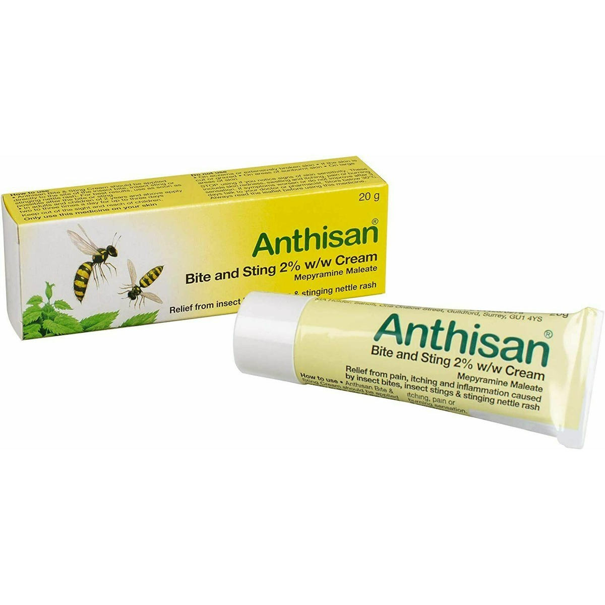 英国代购Anthisanain缓痒膏20g
