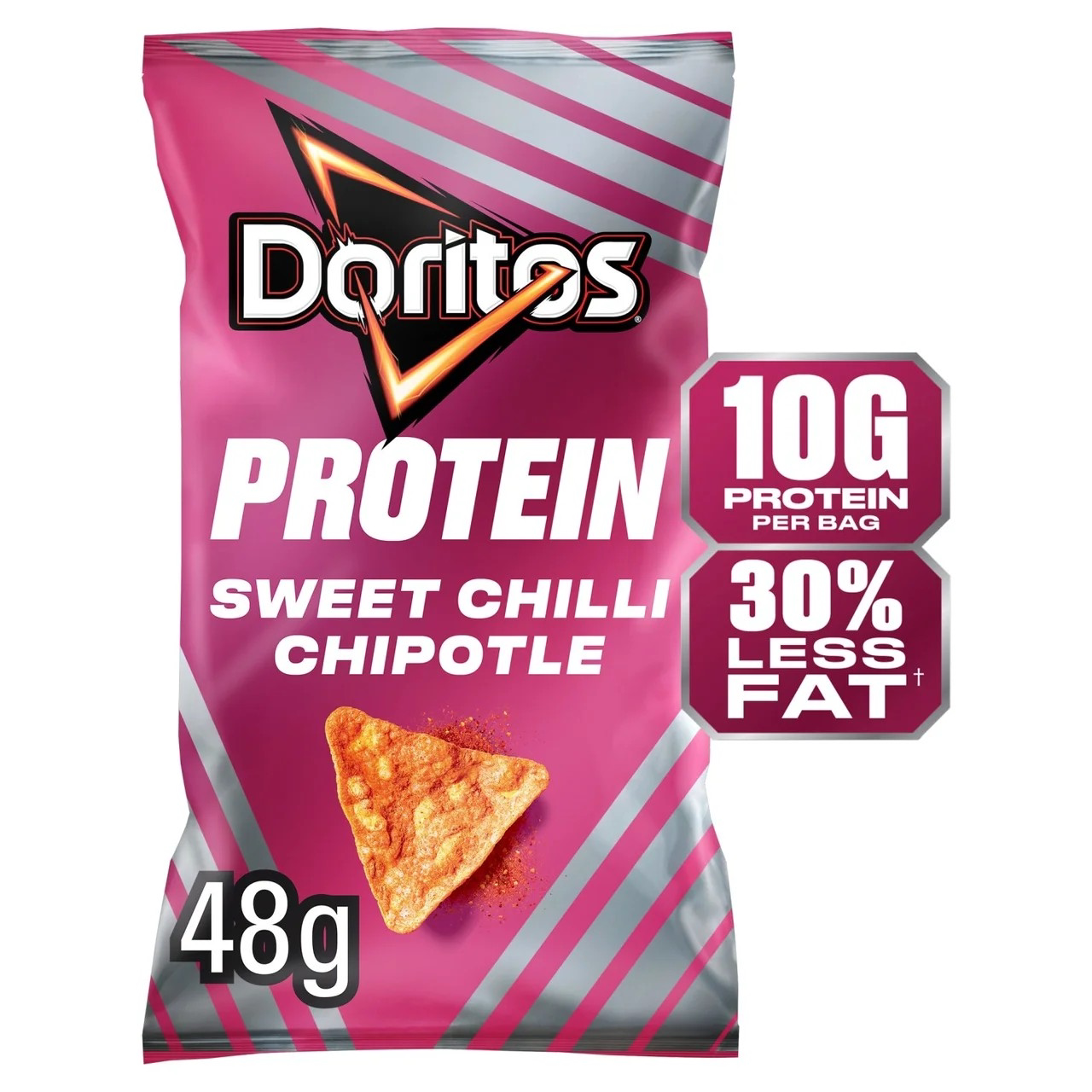 英国代购Doritos多力多滋高蛋白玉米脆系列48g 烘爆非油炸高纤维