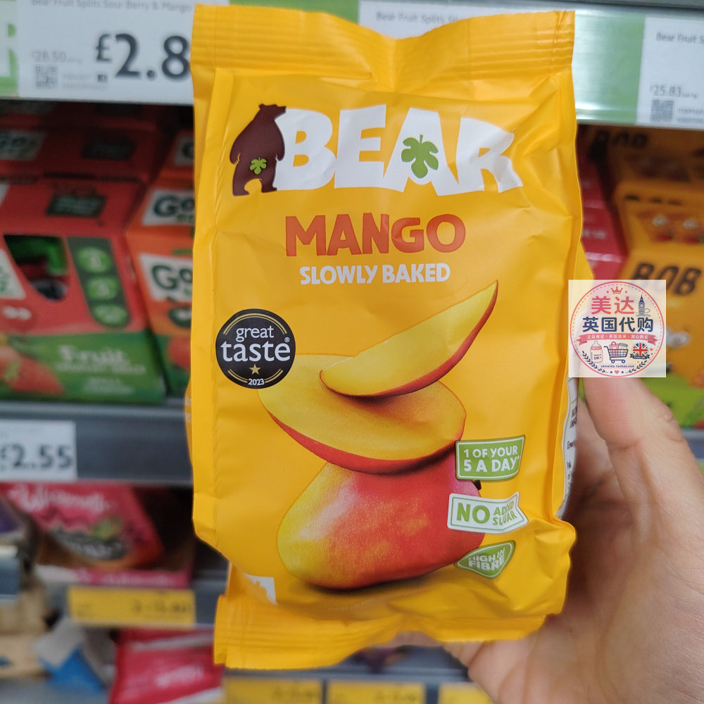 英国代购Urban Fruit / Bear Fruit 低温慢烤水果干系列 无添加糖