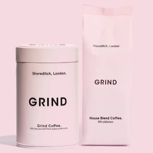 英国代购Grind网红咖啡厅House Blend Espresso Coffee咖啡豆/粉