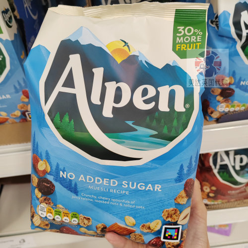 英国Alpen水果坚果混合谷物麦片