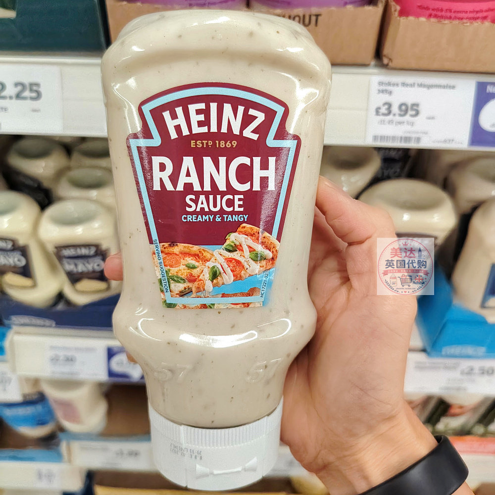 英国代购Heinz亨氏农场牧场酱 400ml