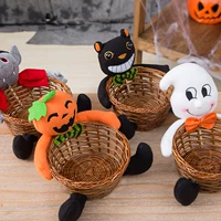 Halloween Kẹo Giỏ Trang trí Đạo cụ Bí ngô Hộp kẹo Cung cấp Hộp kẹo Túi Vị trí Mẫu giáo Quà tặng Bí ngô - Sản phẩm Đảng / Magic / Hiệu suất phụ kiện cosplay cổ trang	