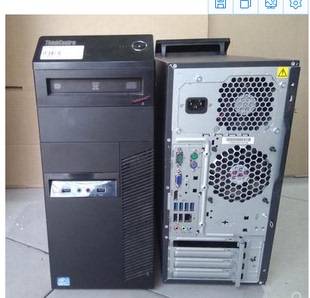 VGA接口商用主机 电脑主机四核带DP 联想ThinkCentre M8400t台式