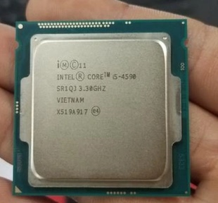 Intel 散片 4590 酷睿i5 1150架构支持H81平台4代四核CPU拆机