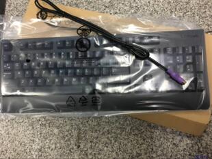 联想圆孔有线PS2口键盘KB-1701/SK-8817线1.8米   FRU00XH896