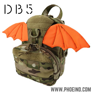 凤凰工业DB5迷彩四色可选 可爱翅膀小童防走失包 凤工18年新品