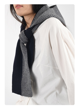 秋冬北欧定制针织加厚百搭灰色复古羊毛连帽