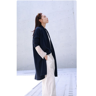 Cashmere Duster Cardigan极简慵懒过膝老钱风长款羊绒开衫