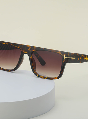 Retro men's sunglasses, box shaped sunglasses, women's tren