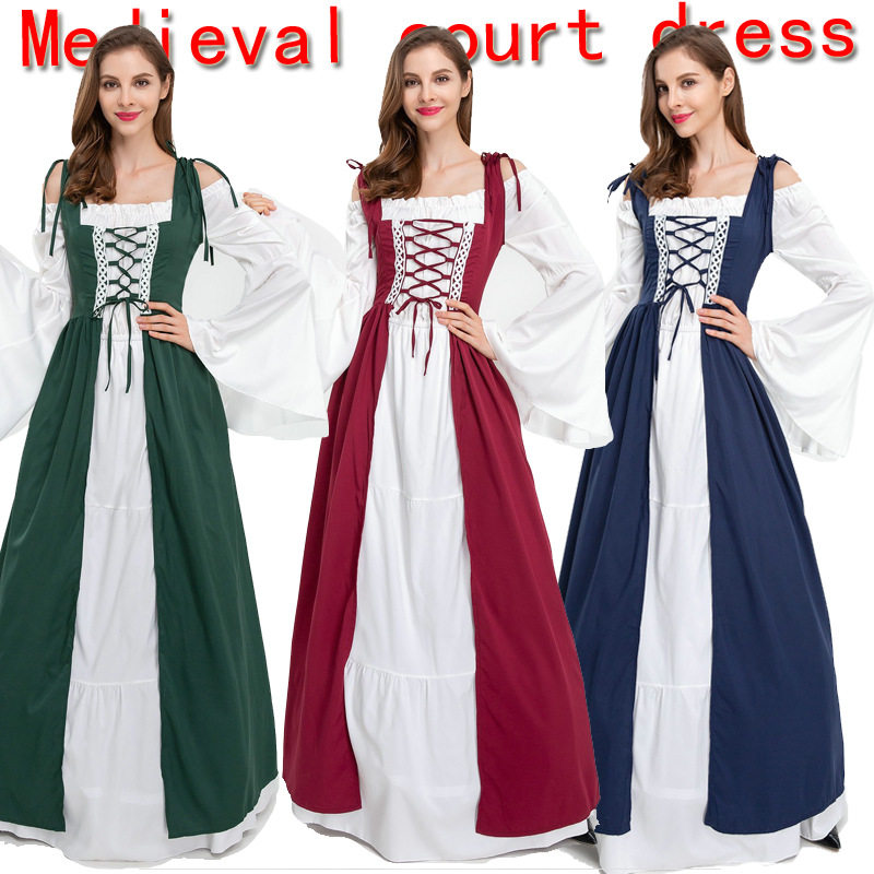 halloween retro european queen drama costume greek goddess