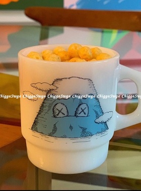 KAWS HOLIDAY JAPAN  富士山水杯日本限定马克杯水杯陶瓷杯