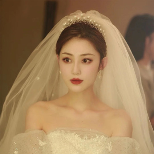 皇冠新娘婚纱礼服发箍大气头饰
