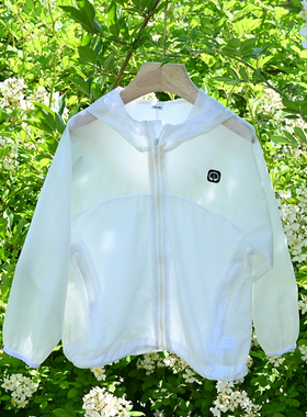 79917 儿童轻薄外套 男童女童连帽长袖上衣 中大童 夏款