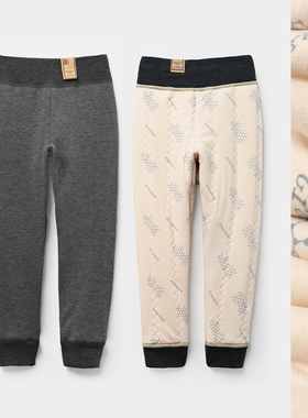 87892 校服神器 儿童柔软棉裤 含羊毛牛奶丝保暖裤175中大童冬款