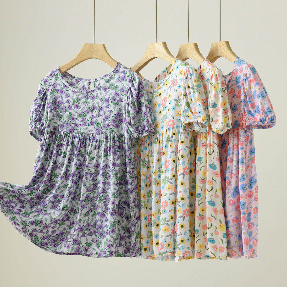 特 薄软清凉 儿童连衣裙 女童人棉短袖背心裙子 中大童夏款 童装,童装/婴儿装/亲子装,连衣裙,淘宝优惠券,粉丝福利购,淘宝优惠卷