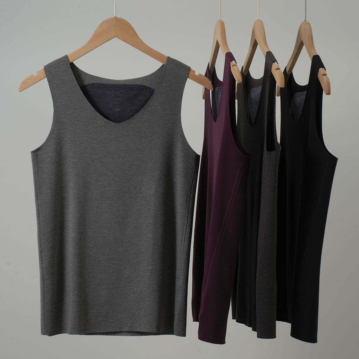 特 320g 后背贴片 男士无痕V领保暖背心 保暖内衣打底衫,女士内衣/男士内衣/家居服,保暖背心,淘宝优惠券,粉丝福利购,淘宝优惠卷