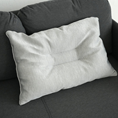 单人枕 86882 夏 透气散热软管枕 成人酣睡枕头 客供无补 单个装