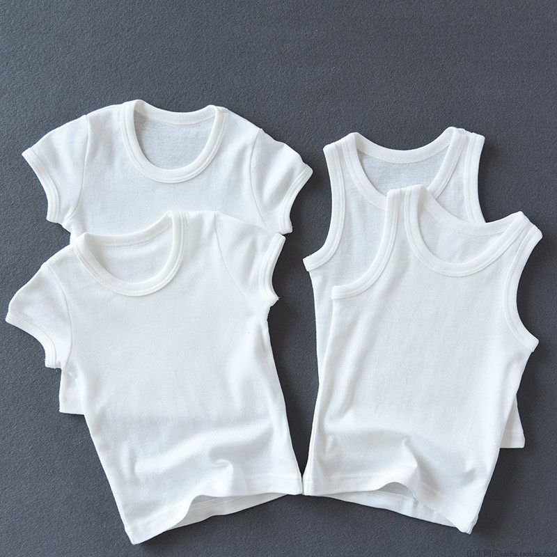 58284 A类无荧光两件装 儿童纯棉背心短袖 男女童薄款全棉无袖T恤,童装/婴儿装/亲子装,背心吊带,淘宝优惠券,粉丝福利购,淘宝优惠卷