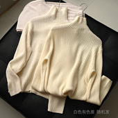 特价 秋冬款 无补 反季 女士羊毛针织衫 高领打底毛衣 女装