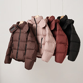 厂家出清 冬款 90白鸭绒 羽绒服 清库 厚款 女士短款 连帽款