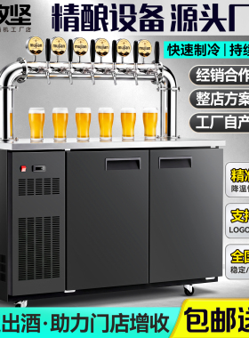 风冷啤酒机扎啤机商用精酿啤酒设备一体机生啤机打酒机鲜啤机器