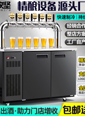 风冷啤酒机扎啤机商用精酿啤酒设备一体机生啤机打酒机鲜啤机器