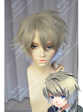 NORN9命运九重奏 市之濑千里 渐变蓬松加厚短发 cosplay假发