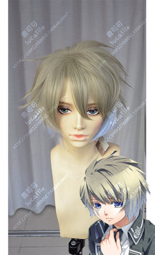 NORN9命运九重奏 市之濑千里 渐变蓬松加厚短发 cosplay假发