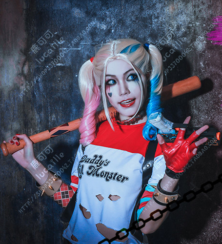 猛禽小队quinncosplay风双马尾