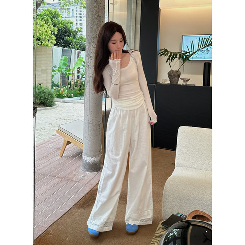 叠穿蕾丝花边休闲的公主裤