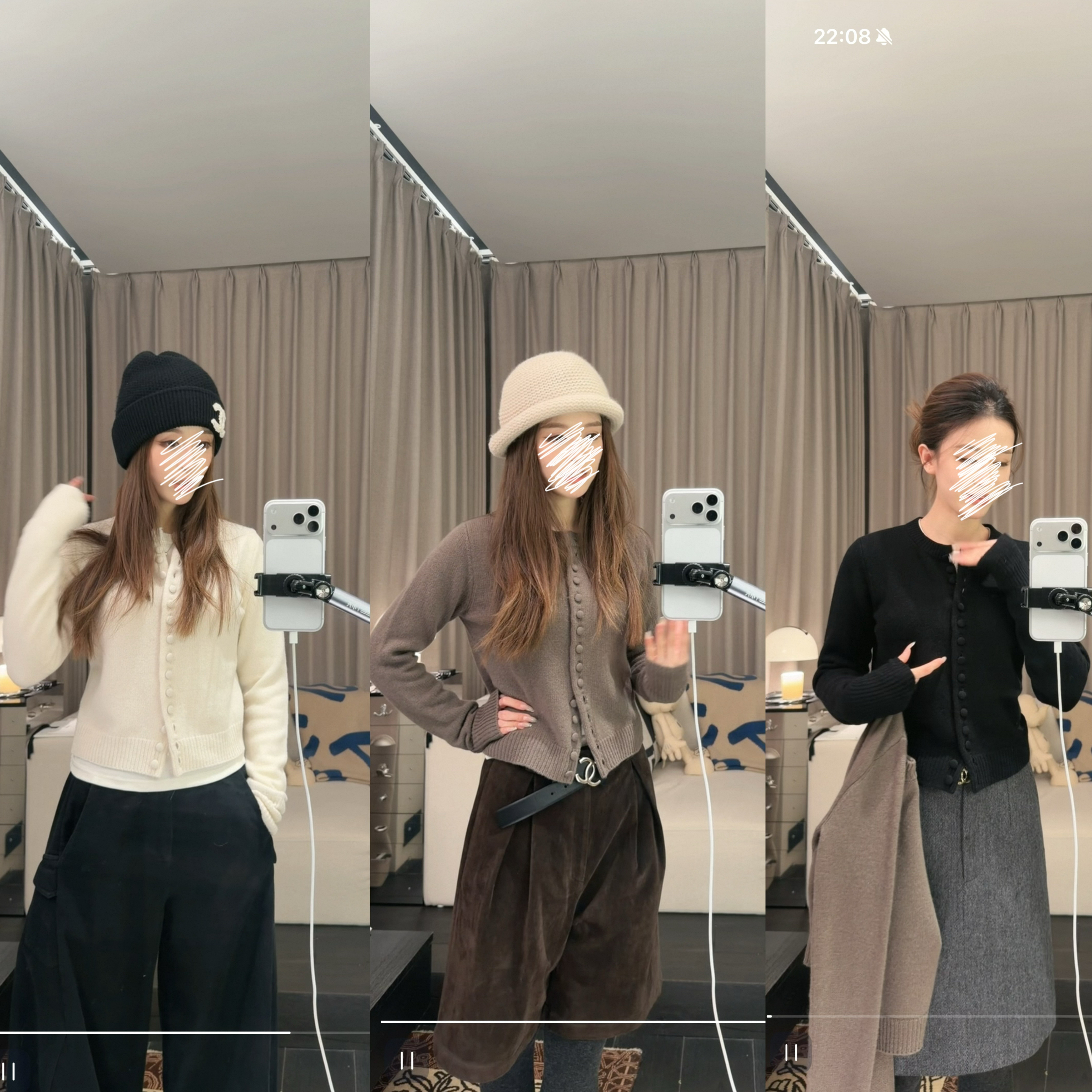 叠叠乐100羊毛单排扣开衫