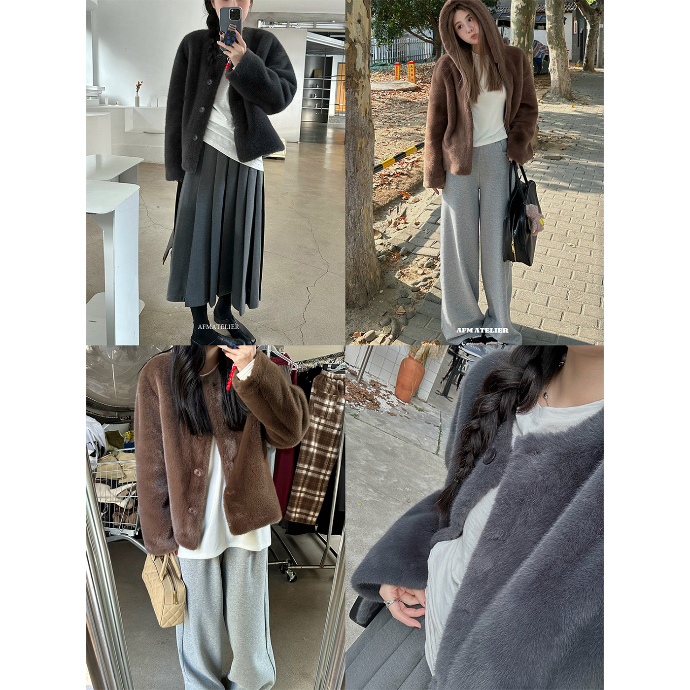 皮草外套女冬季毛毛外套