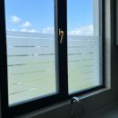 窗户高级了 厨房玻璃贴膜磨砂透光不透明立体静电窗户宽百叶贴纸