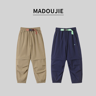 户外休闲长裤 男童工装 M402 2025春秋新款 卫裤 裤 子儿童运动裤